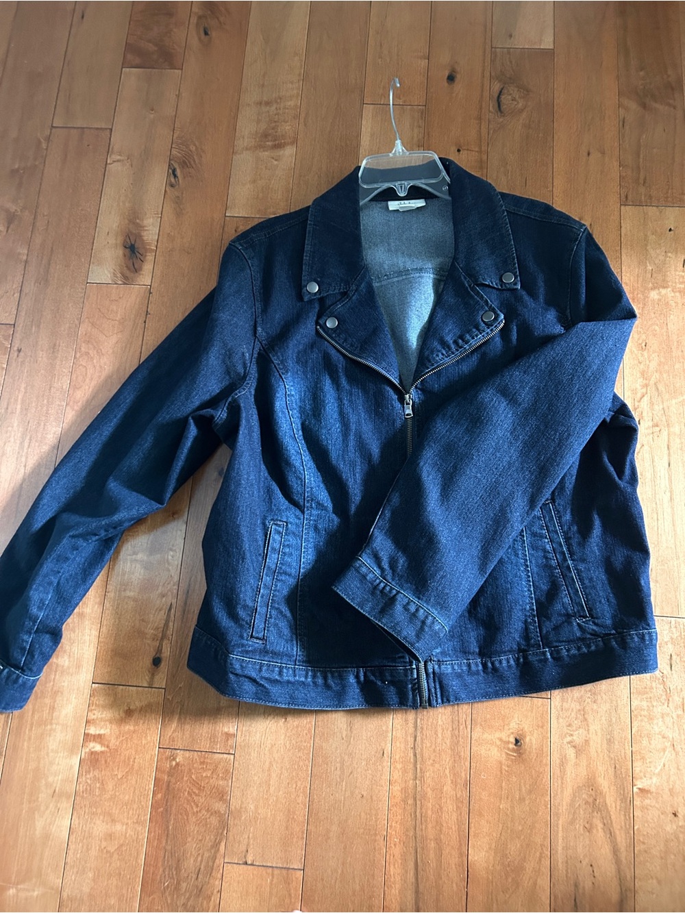 EUC / Size XXL Grunt Style Dark Blue Denim Moto Jacket